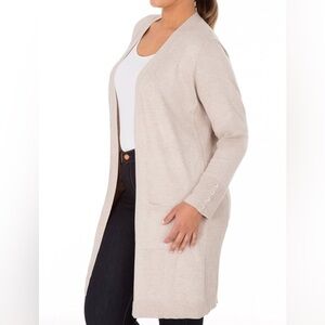 NWT 89th & Madison Open Front Cardigan Sweater